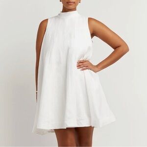 DISSH Women’s White Linen Dress